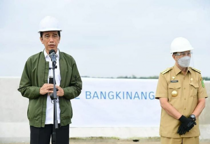 Presiden Joko Widodo, Bangkinang, Riau