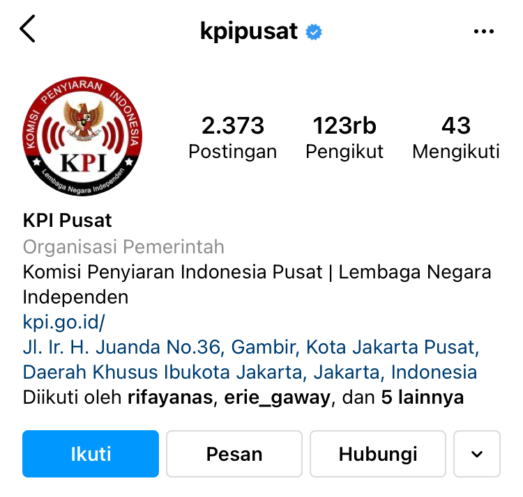 Kasus Perundungan Pegawai Viral, Akun Instagram KPI Pusat Diserbu Netizen
