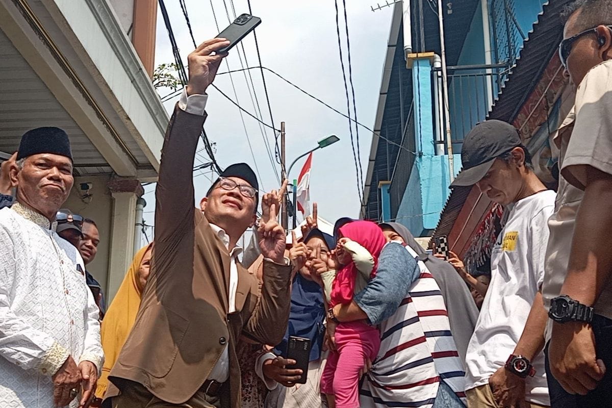 Ridwan Kamil Blusukan di Tanjung Priok, Bertemu Anak-anak Secara Kebetulan