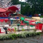 Badai Rusak Arena Panahan PON XXI, Atlet dan Panitia Berjuang Selamatkan Peralatan
