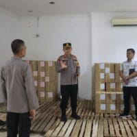 Kapolres Pelalawan Tegaskan Kesiapan Pengamanan Gudang Logistik Pilkada