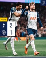 Tottenham Singkirkan Man City di Carabao Cup, Guardiola Tetap Tersenyum