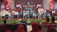 Debat pertama pilkada padang 2024
