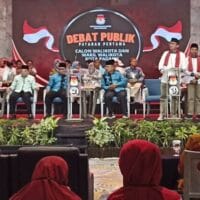 Debat pertama pilkada padang 2024