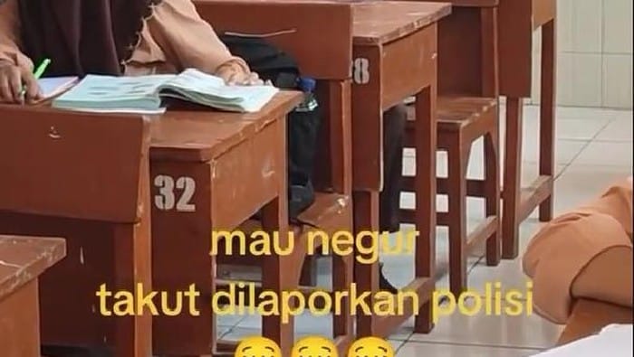 Guru di Lamongan Viral Tak Berani Tegur Siswa Tidur di Kelas, Takut Dilaporkan Polisi