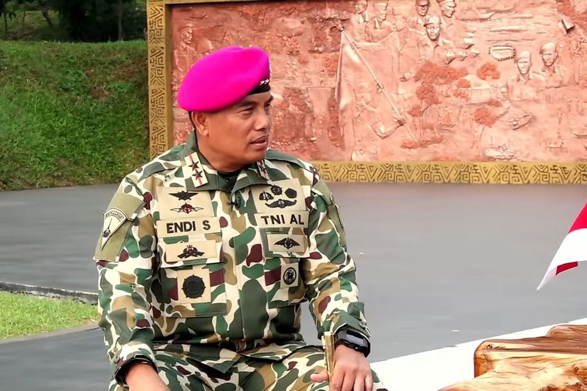 Prabowo Restui Korps Marinir Dipimpin Jenderal Bintang Tiga