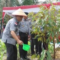 Lapas Bangkinang Optimalkan Lahan dengan 100 Pohon Durian Musang King