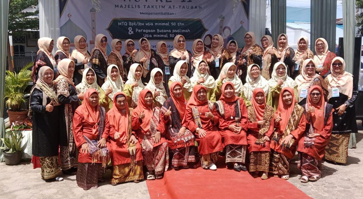 Majlis Taklim At-Taubah Milad ke-11: Adakan Lomba MTQ dan Pertunjukan Busana Muslimah