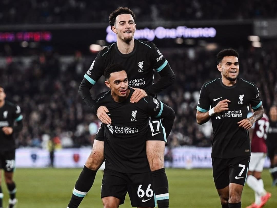 Liverpool Terus Menggila, Raih Kemenangan 5-0 dan Pertahankan Puncak Klasemen
