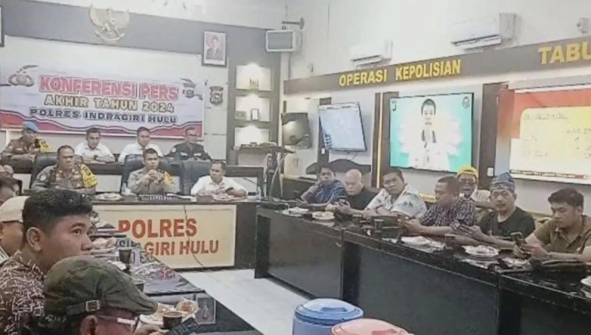 Polres Inhu Berhasil Tangani Kasus Kriminal dan Lalu Lintas Sepanjang 2024