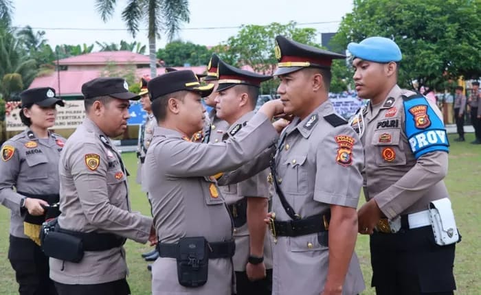 Rotasi Jabatan Polres Kampar; Kapolres Tekankan Amanah dan Pengabdian