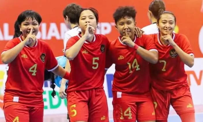 Timnas Futsal Putri Indonesia Aktifkan Mode Bantai