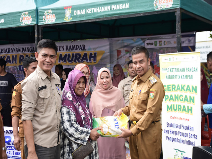 Gerakan Pangan Murah Pemda Kampar Bantu Warga Hadapi Lonjakan Harga
