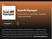 Firzy Luncurkan Podcast “Suara-Suara AI”; Literasi Sejarah Kampar Lewat Obrolan Manusia dan Robot