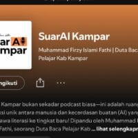 Firzy Luncurkan Podcast “Suara-Suara AI”; Literasi Sejarah Kampar Lewat Obrolan Manusia dan Robot