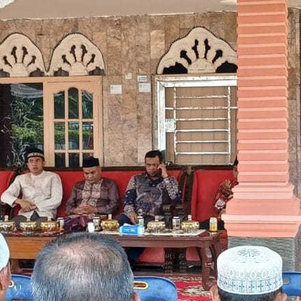 Halal Bihalal Jadi Ruang Aspirasi, Muhar Riza Optimis Bangun Simpang Kanan